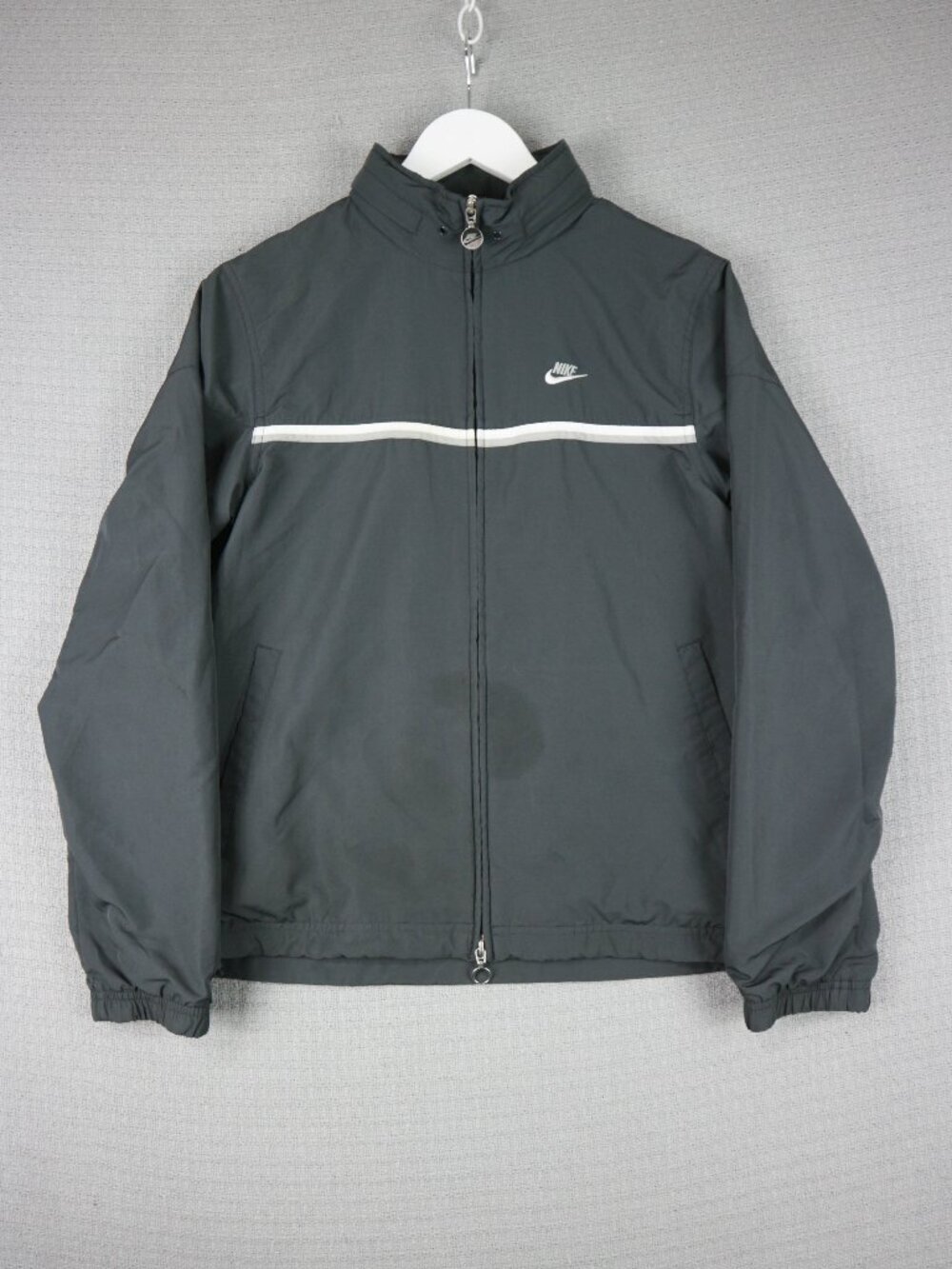 Nike Vintage Grey 2000s Track Jacket Mens Small